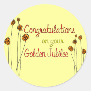 Nuns Golden Jubilee (50th Anniversary) Gifts Classic Round Sticker