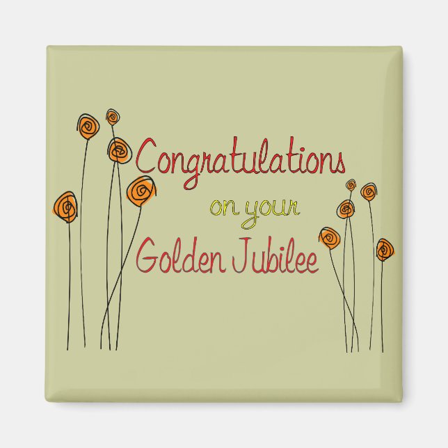 Nuns Golden Jubilee (50th Anniversary) Gifts Magnet (Front)