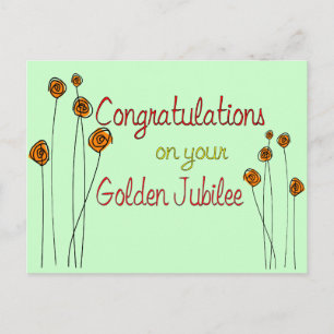 Nuns Golden Jubilee (50th Anniversary) Gifts Postcard