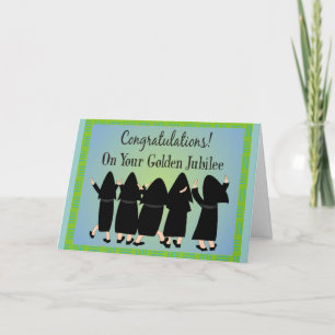 Nuns Golden Jubilee Gifts Card