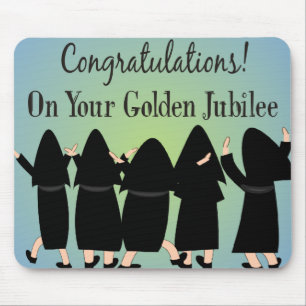 Nuns Golden Jubilee Gifts Mouse Mat