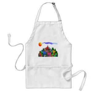 "Nuns of the Village" Catholic Nun Art Gifts Standard Apron