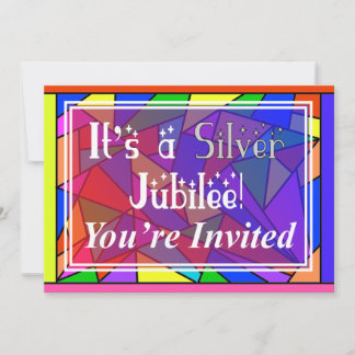 Nuns Silver 25th Jubilee Invitations