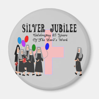 Nuns Silver Jubilee Gifts Magnet