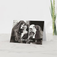 Nuns Smoking Vintage Photography