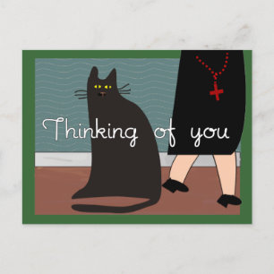 Nuns "Thinking of You" Cards & Gifts-Cat Design