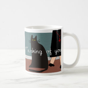 Nuns "Thinking of You" Cards & Gifts-Cat Design Coffee Mug