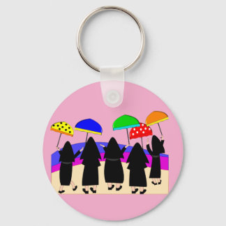 Nuns With Umbrellas "Expecting Rain" ll Key Ring