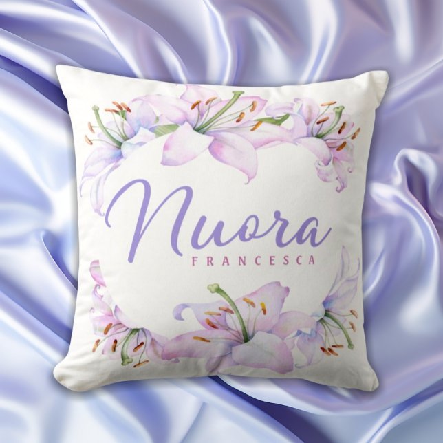 Nuora Personalised Italian Daughter-in-law Gift Cushion (Creator Uploaded)