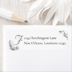 Nuptial Unity Wedding Monogrammed Return Address