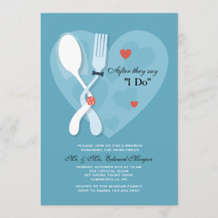 Nuptials Post Wedding Brunch Invitation