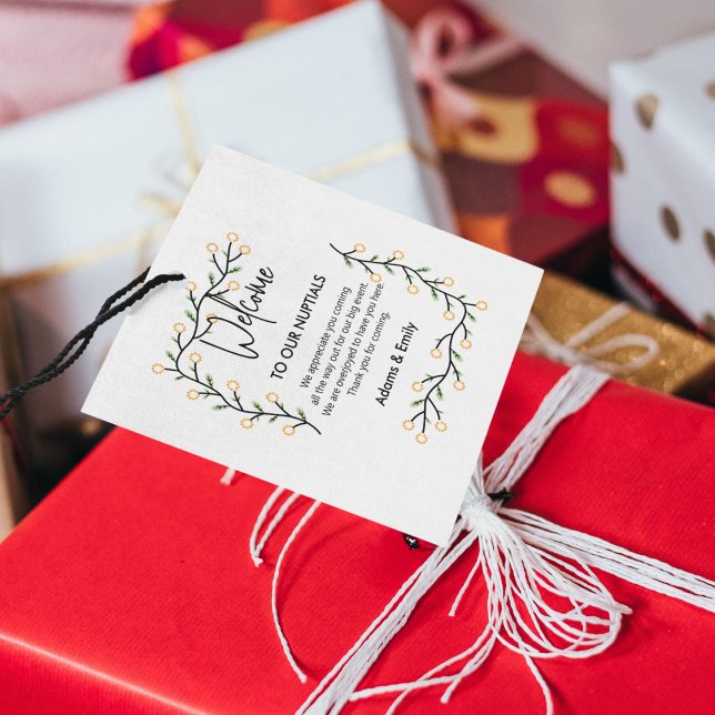 Nuptials Thanks Favour Tags (Creator Uploaded)