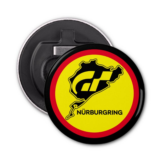 Nurburgring German Flag Germany Gran Turismo GT Bottle Opener (Front)
