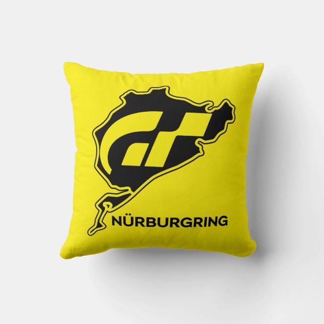 Nurburgring Nordschleife Gran Turismo GT Movie Cushion (Back)