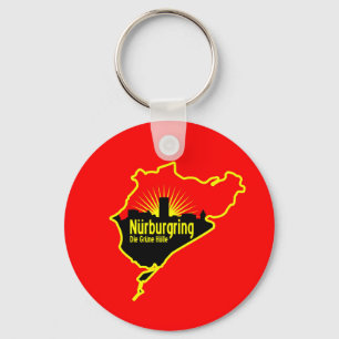 Nurburgring Nordschleife race track, Germany Key Ring