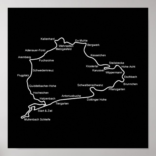 Nurburgring Poster (Front)