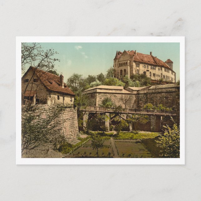 Nuremberg Castle, Bavaria, Germany Postcard (Front)