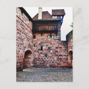 Nuremberg castle postcard