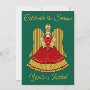 Nuremberg Christmas Angel Invitation