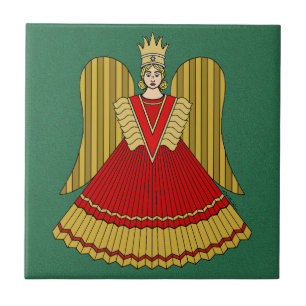 Nuremberg Christmas Angel Tile