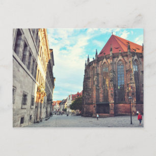 Nuremberg church postcard
