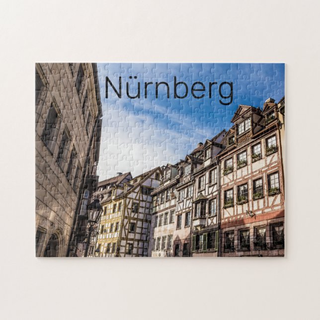 Nuremberg Cityscape Bavaria Germany Souvenir Jigsaw Puzzle (Horizontal)