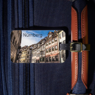 Nuremberg Cityscape Bavaria Germany Souvenir Luggage Tag
