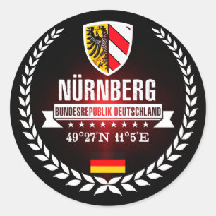 Nuremberg Classic Round Sticker