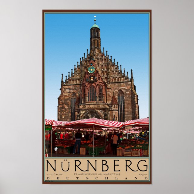 Nuremberg - Frauenkirche Poster (Front)