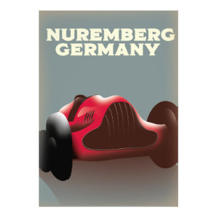 Nuremberg Germany Travel poster