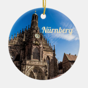 Nuremberg Hauptmarkt Nürnberg Bavaria Germany Ceramic Tree Decoration