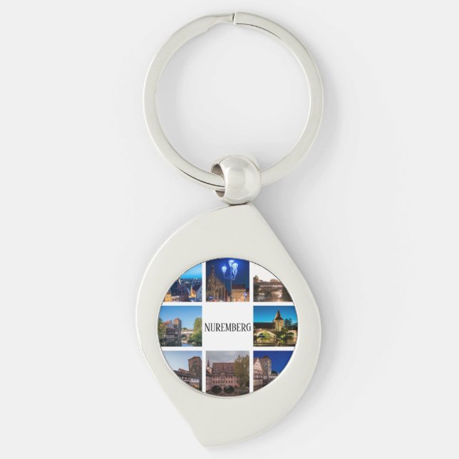 Nuremberg landscapes key ring (Front)
