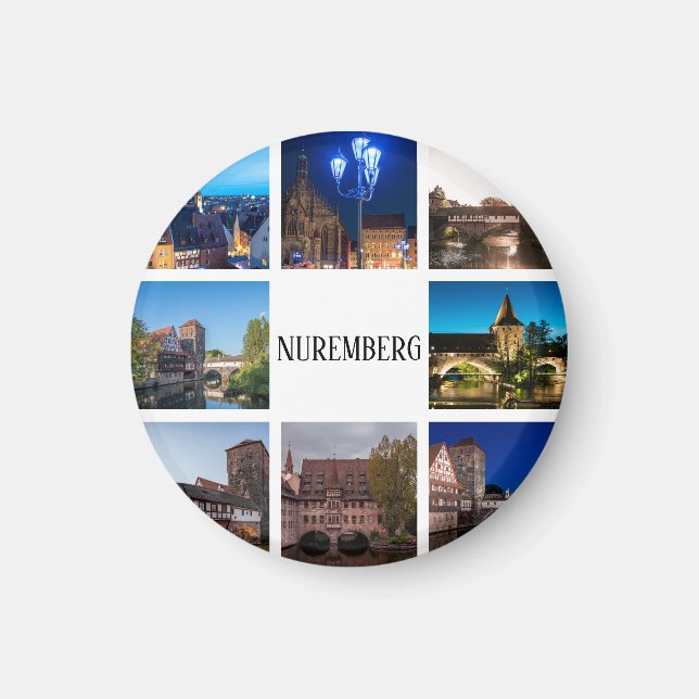 Nuremberg landscapes magnet (Front)