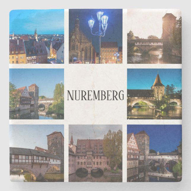 Nuremberg landscapes stone coaster (Front)