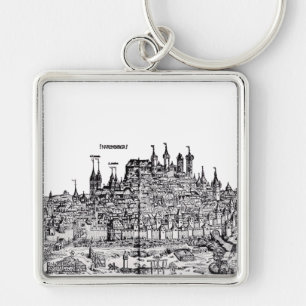 Nuremberg Medieval city in the Germany Key Ring