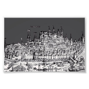 Nuremberg Medieval city in the Germany Photo Print