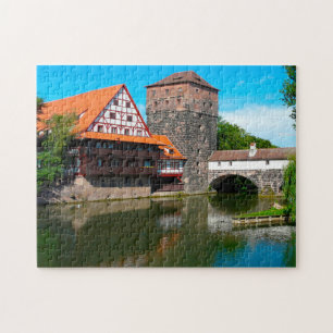Nuremberg Old Town Germany. Jigsaw Puzzle