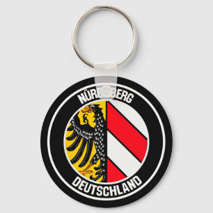 Nuremberg Round Emblem Key Ring
