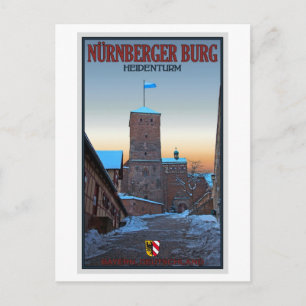 Nürnberg - Heidenturm Winter Postcard