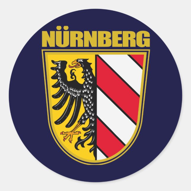 Nurnberg (Nuremberg) Classic Round Sticker (Front)