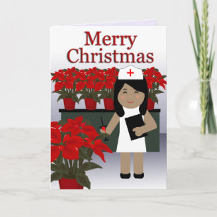 Nurse 1 Christmas Greeting Card