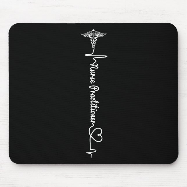 Nurse 365 Np Nurse Practitioner  Mouse Mat (Front)