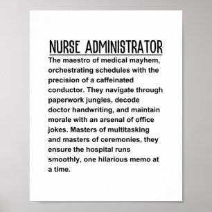 Nurse administrator poster