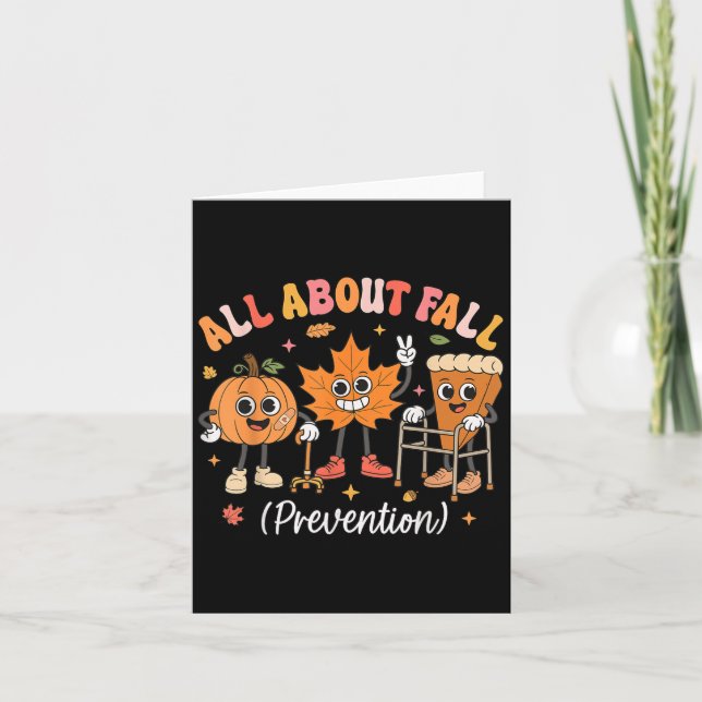 Nurse All About Fall Prevention Fall Physical Ther Card (Front)
