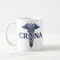 Nurse Anaesthetist Caduceus Customisable Name 11oz