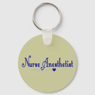 Nurse Anaesthetist Gifts Key Ring