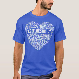 Nurse Anaesthetist Heart T-Shirt