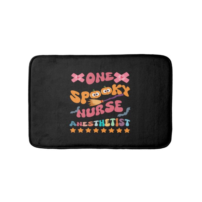 Nurse Anaesthetist - One Spooky Nurse Anaesthetist Bath Mat (Front)