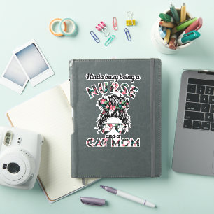 Nurse and cat mum funny gifts ideas 