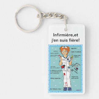 nurse and I'm proud of it! Key Ring